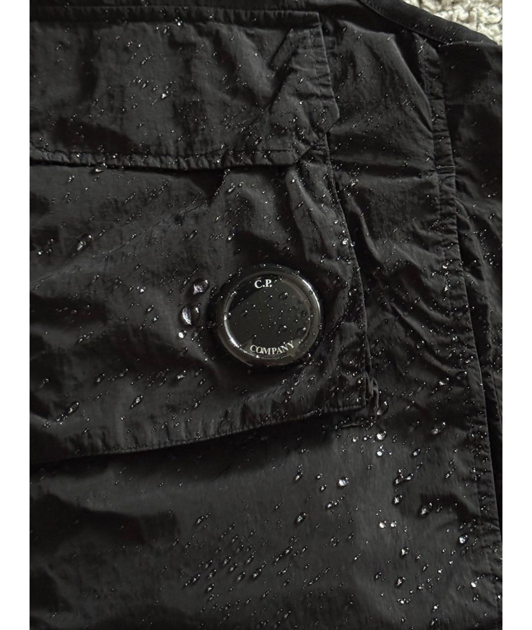 CP COMPANY Черный полиэстеровый жилет, фото 4