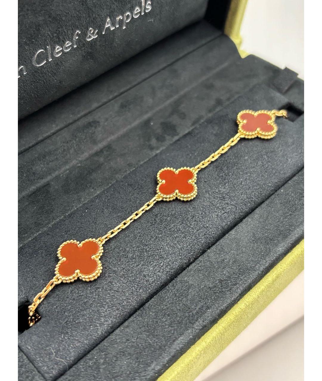 VAN CLEEF & ARPELS Красный браслет из розового золота, фото 2