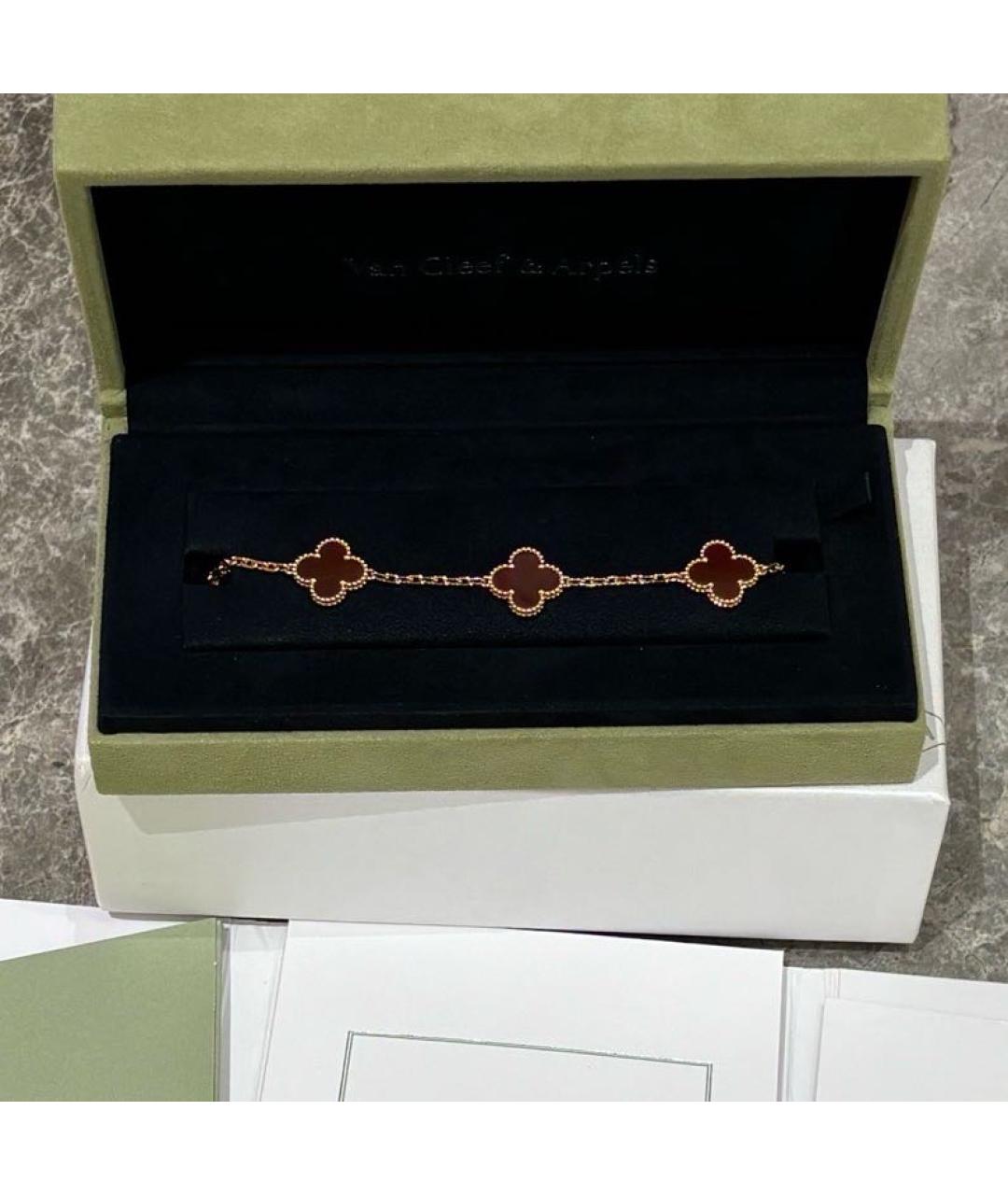 VAN CLEEF & ARPELS Красный браслет из розового золота, фото 4