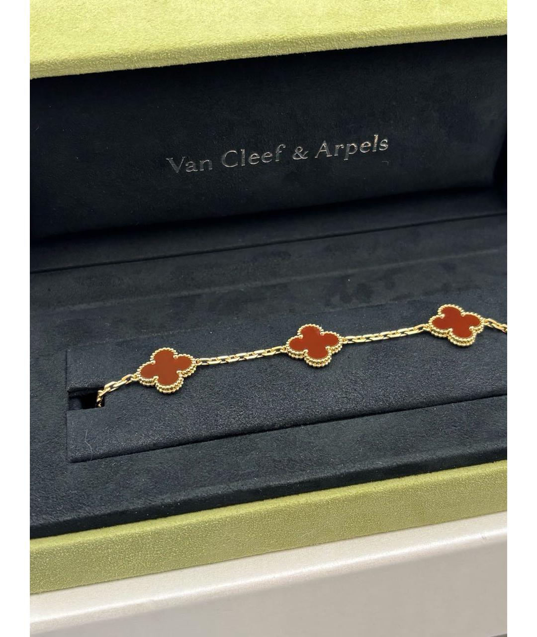 VAN CLEEF & ARPELS Красный браслет из розового золота, фото 3