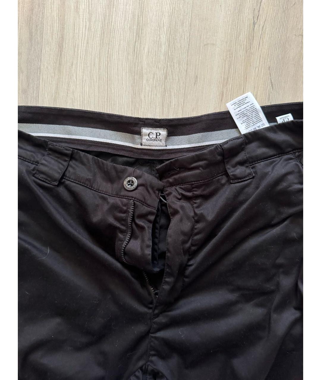CP COMPANY Черные хлопковые повседневные брюки, фото 3