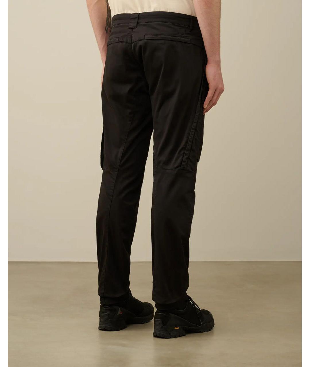 CP COMPANY Черные хлопковые повседневные брюки, фото 7