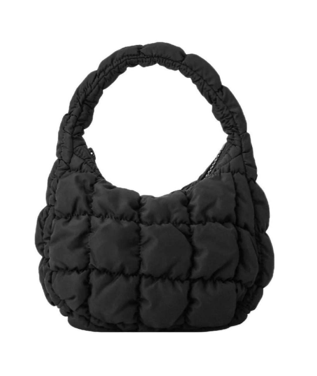 COS Черная сумка с короткими ручками, фото 10