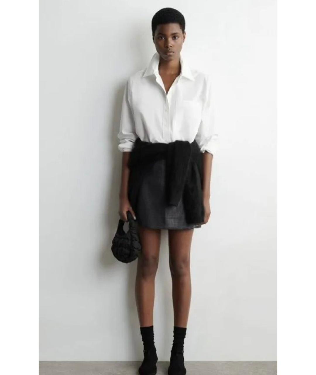 COS Черная сумка с короткими ручками, фото 7