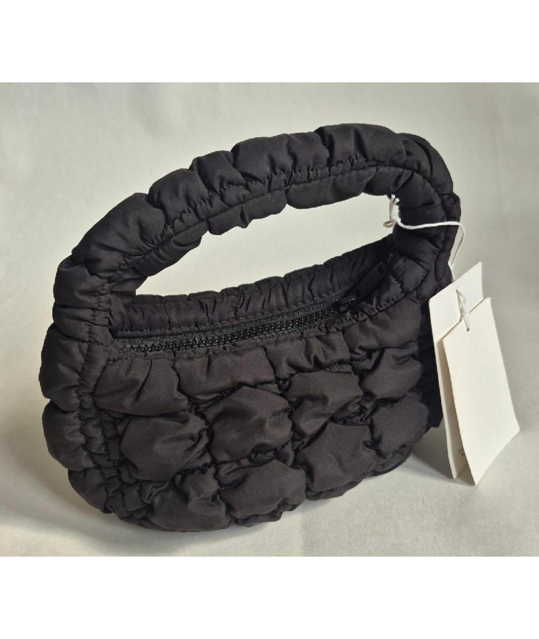 COS Черная сумка с короткими ручками, фото 3