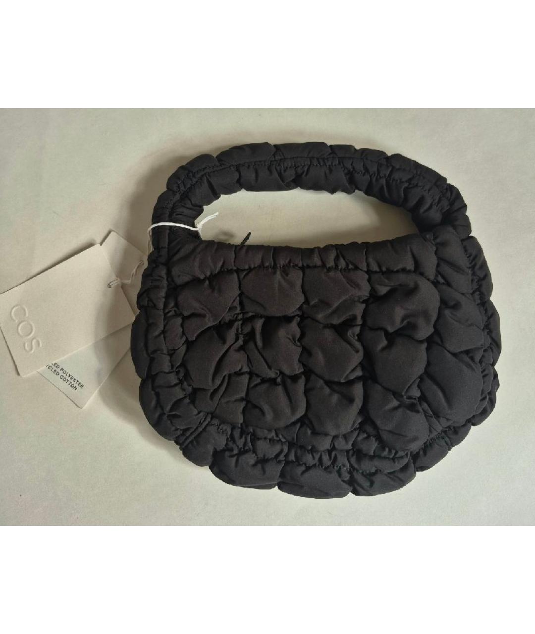 COS Черная сумка с короткими ручками, фото 4