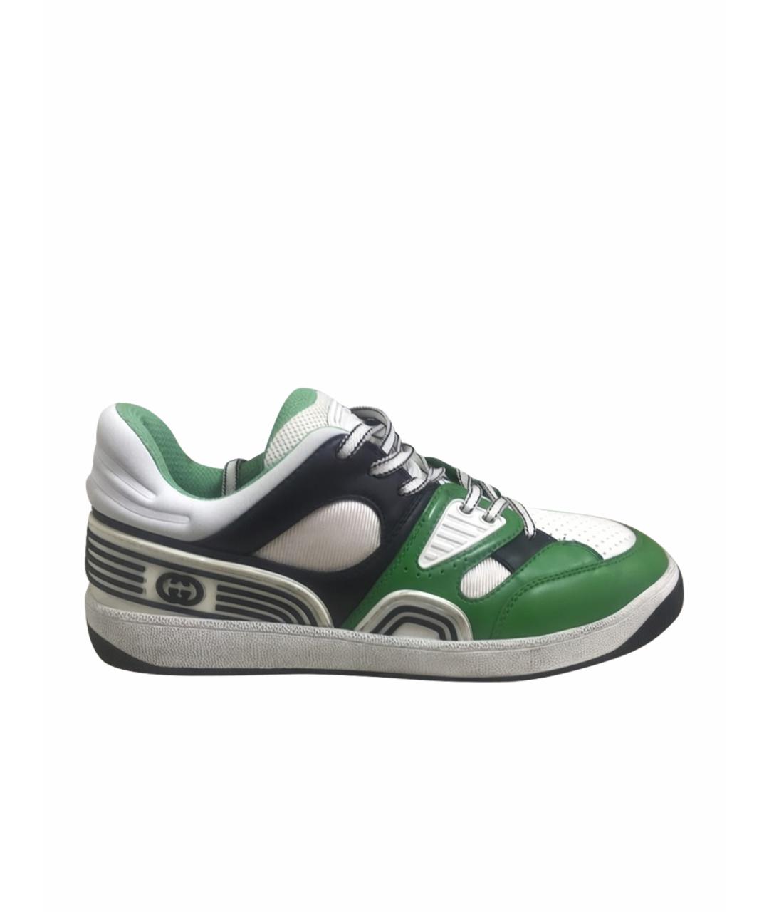 GUCCI Кожаные низкие кроссовки / кеды, фото 1