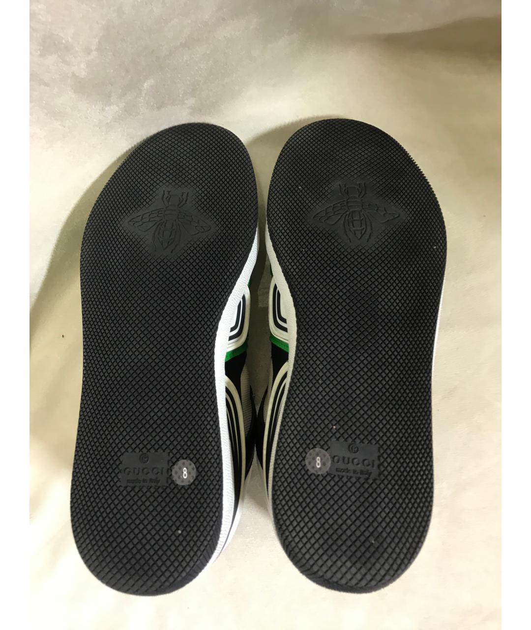 GUCCI Кожаные низкие кроссовки / кеды, фото 5