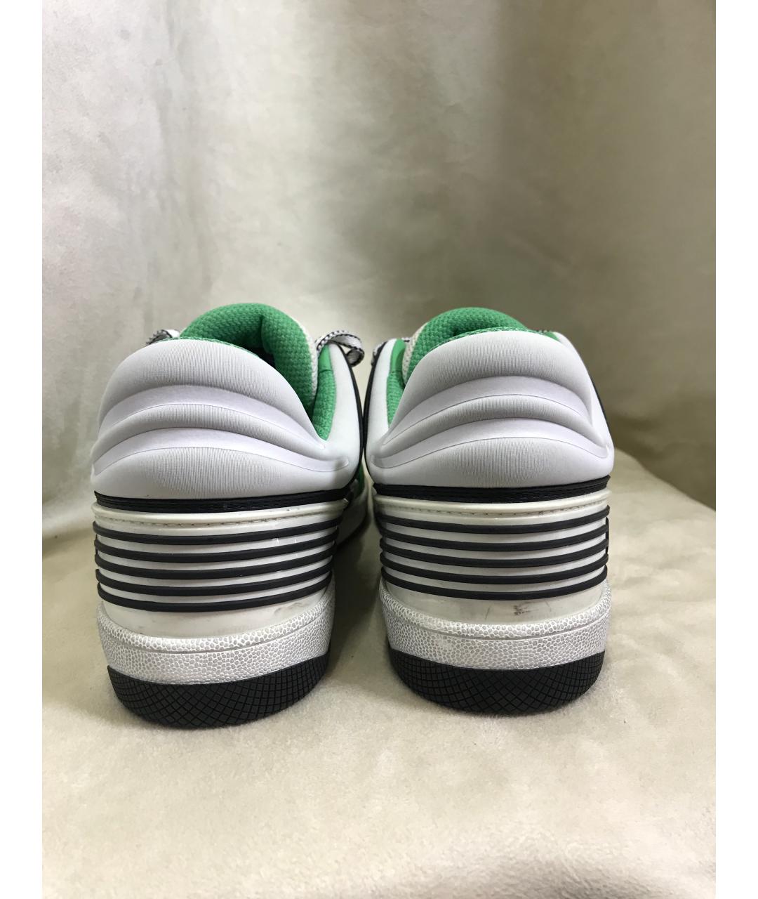 GUCCI Кожаные низкие кроссовки / кеды, фото 4