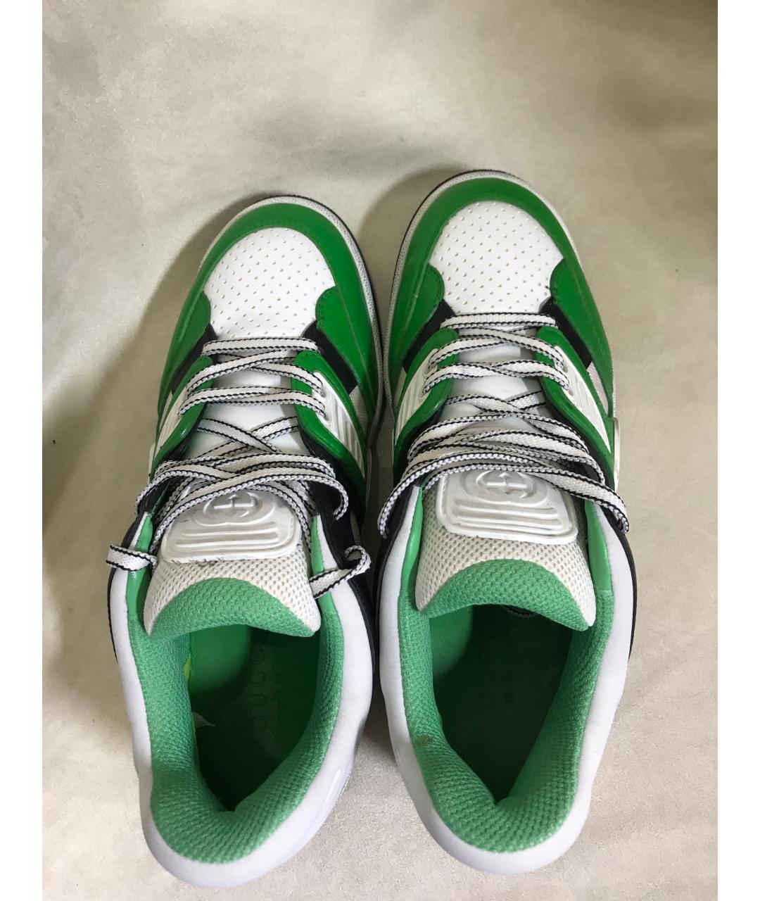 GUCCI Кожаные низкие кроссовки / кеды, фото 3