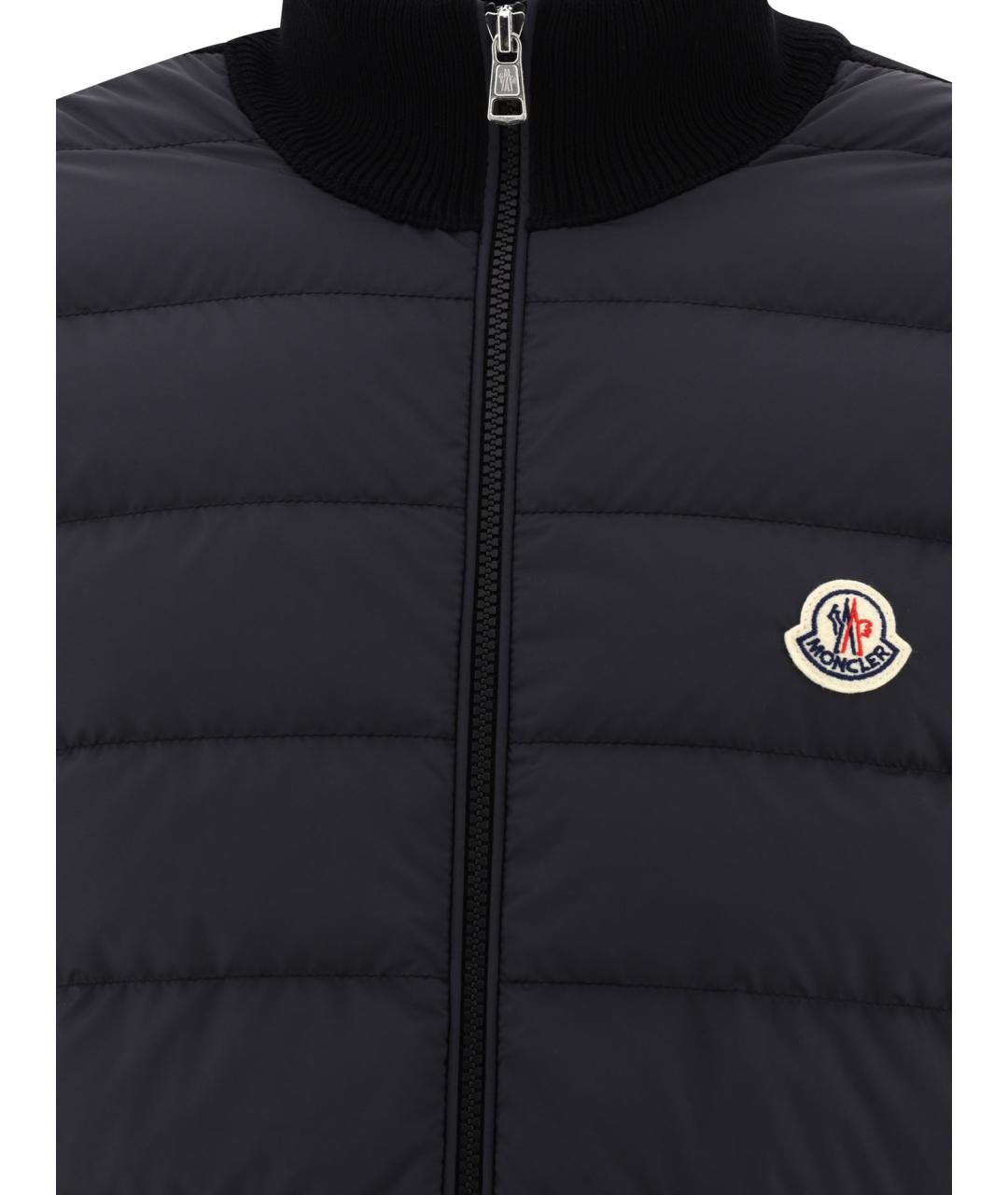MONCLER Синяя полиамидовая куртка, фото 3