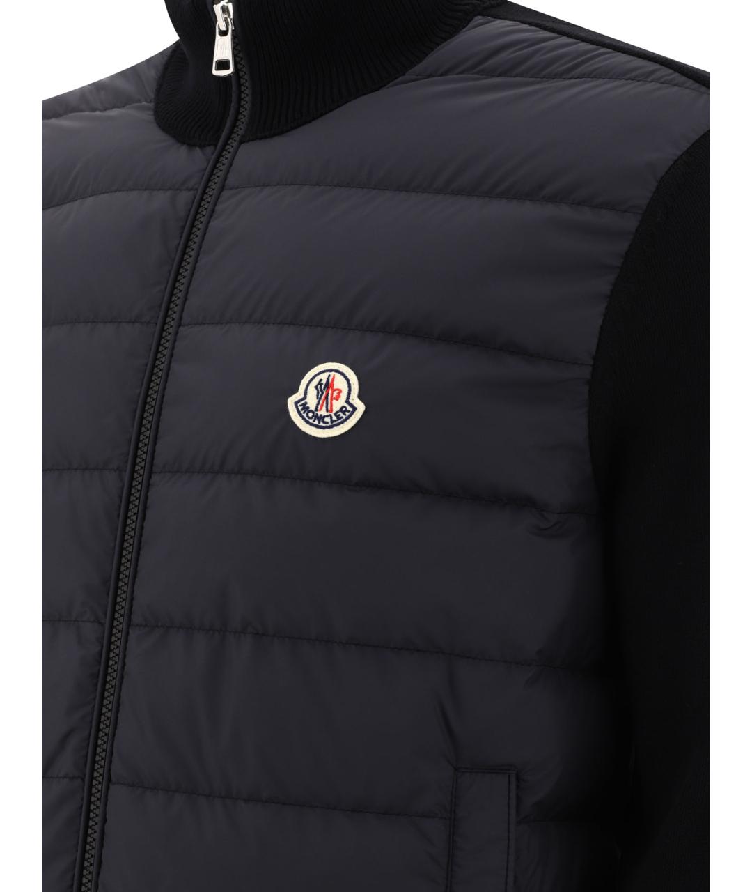 MONCLER Синяя полиамидовая куртка, фото 4