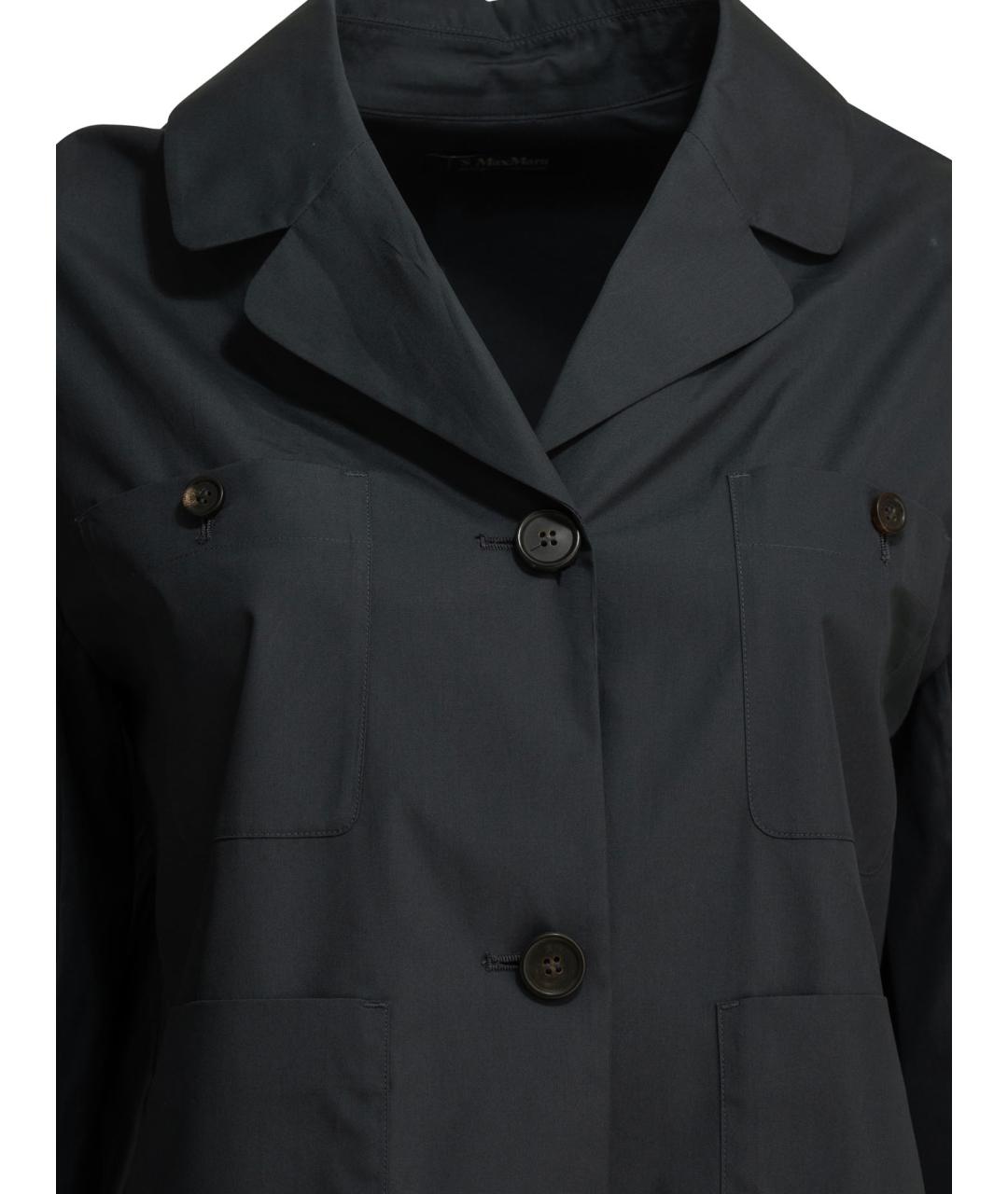 'S MAX MARA Синяя хлопковая рубашка, фото 3