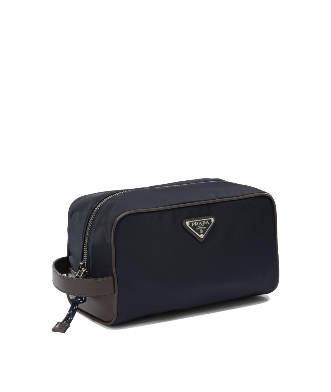 PRADA Синяя тканевая барсетка, фото 2