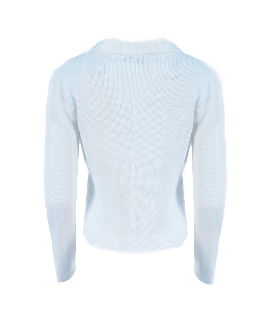 FABIANA FILIPPI Белый хлопковый жакет/пиджак, фото 2