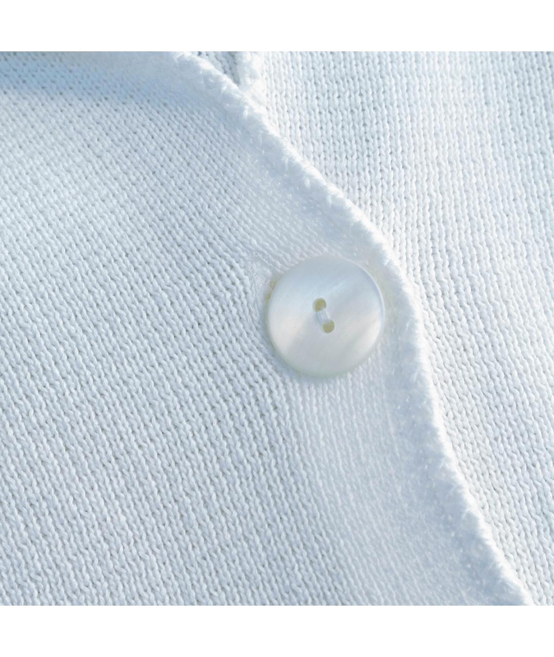 FABIANA FILIPPI Белый хлопковый жакет/пиджак, фото 4