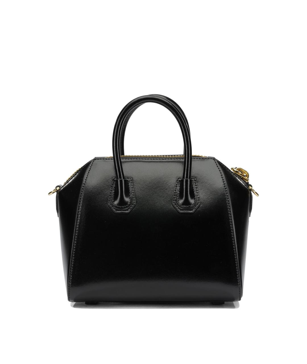 GIVENCHY Черная кожаная сумка тоут, фото 3