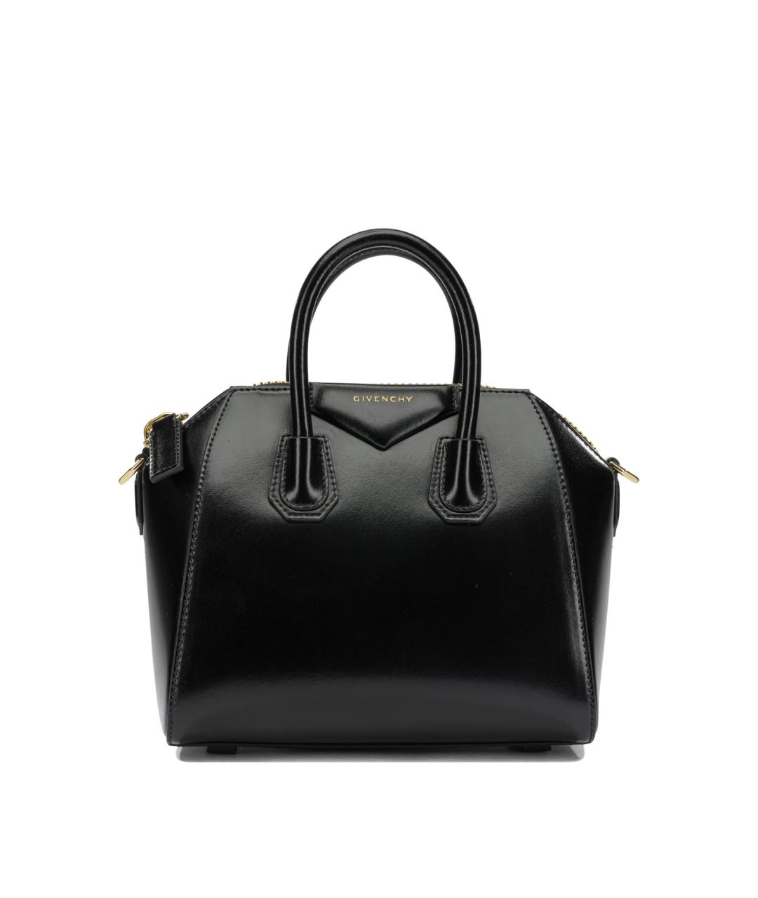 GIVENCHY Черная кожаная сумка тоут, фото 1