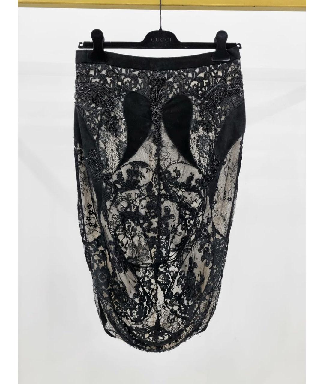 TOM FORD Черная юбка миди, фото 9