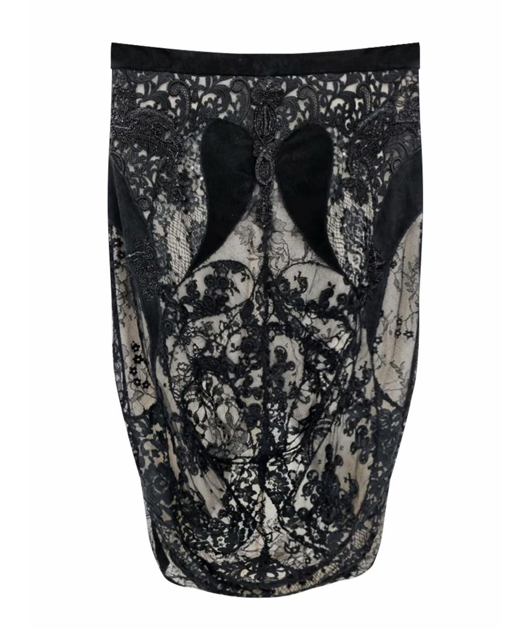 TOM FORD Черная юбка миди, фото 1