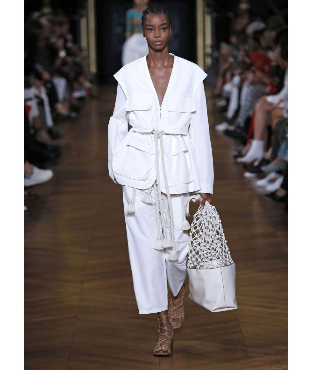 STELLA MCCARTNEY Белый хлопковый жакет/пиджак, фото 2