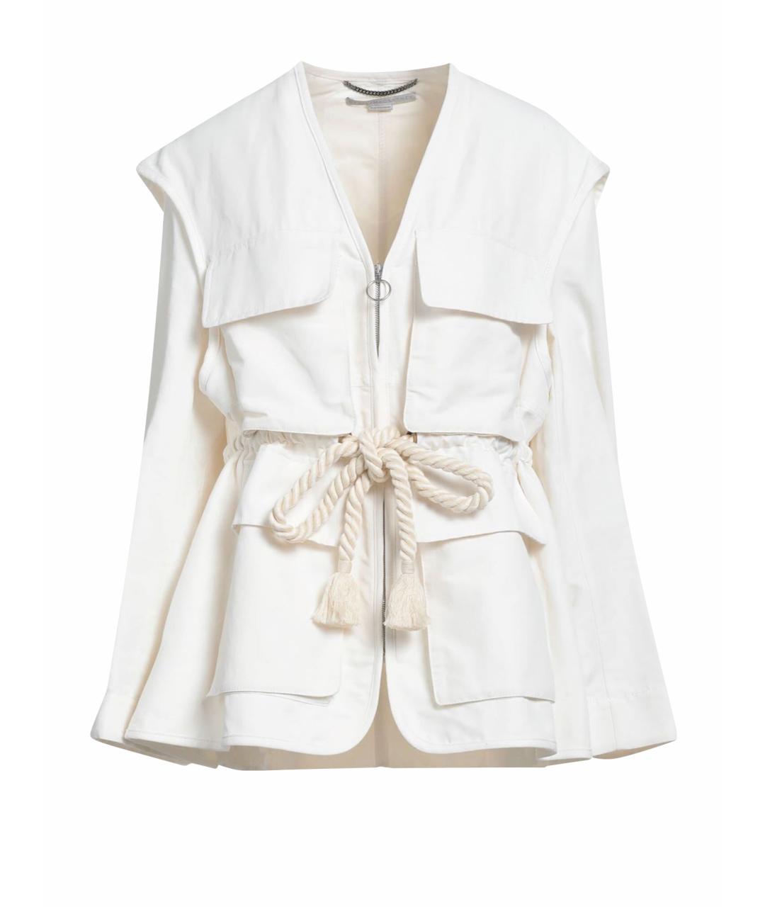 STELLA MCCARTNEY Белый хлопковый жакет/пиджак, фото 1