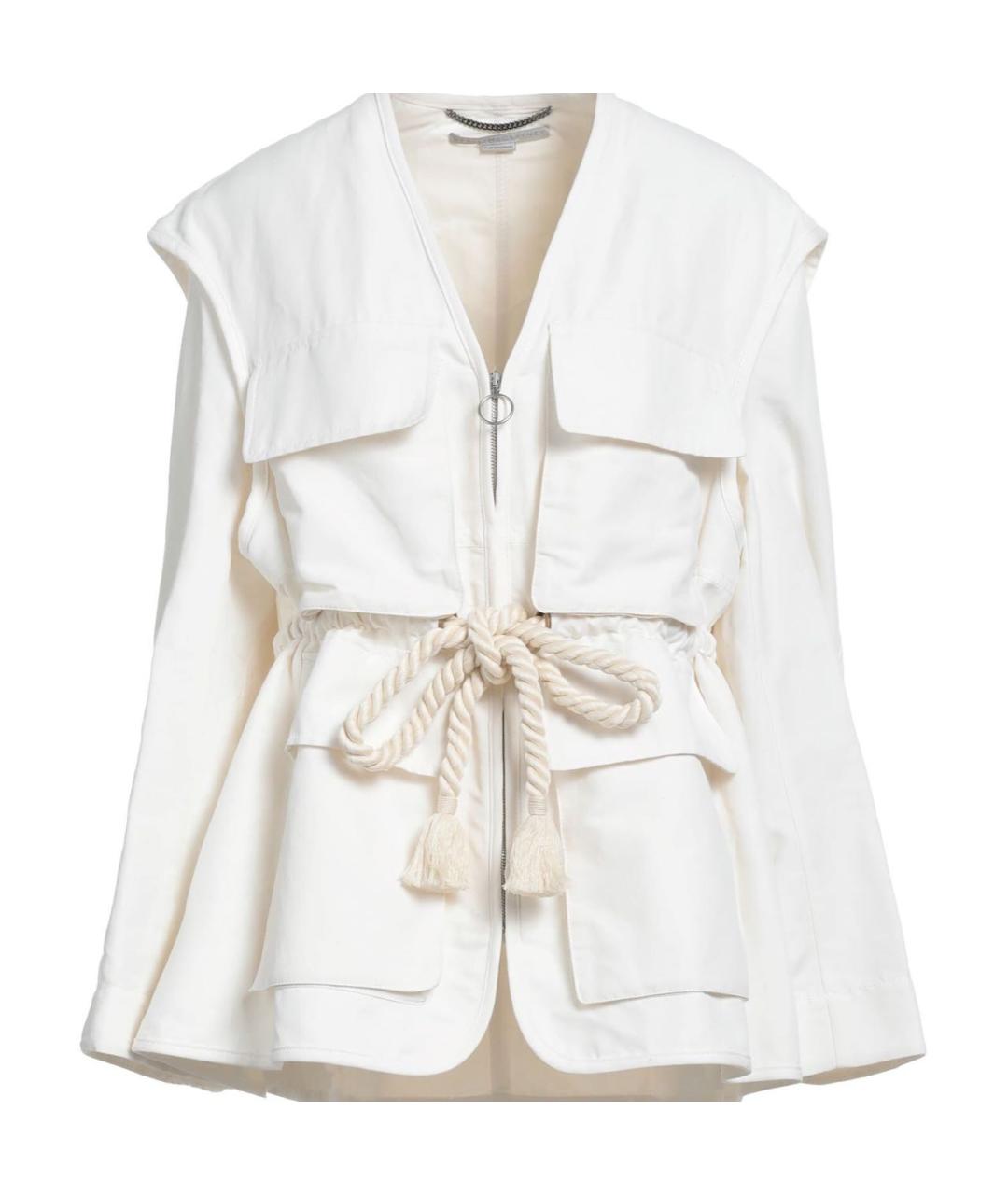 STELLA MCCARTNEY Белый хлопковый жакет/пиджак, фото 9