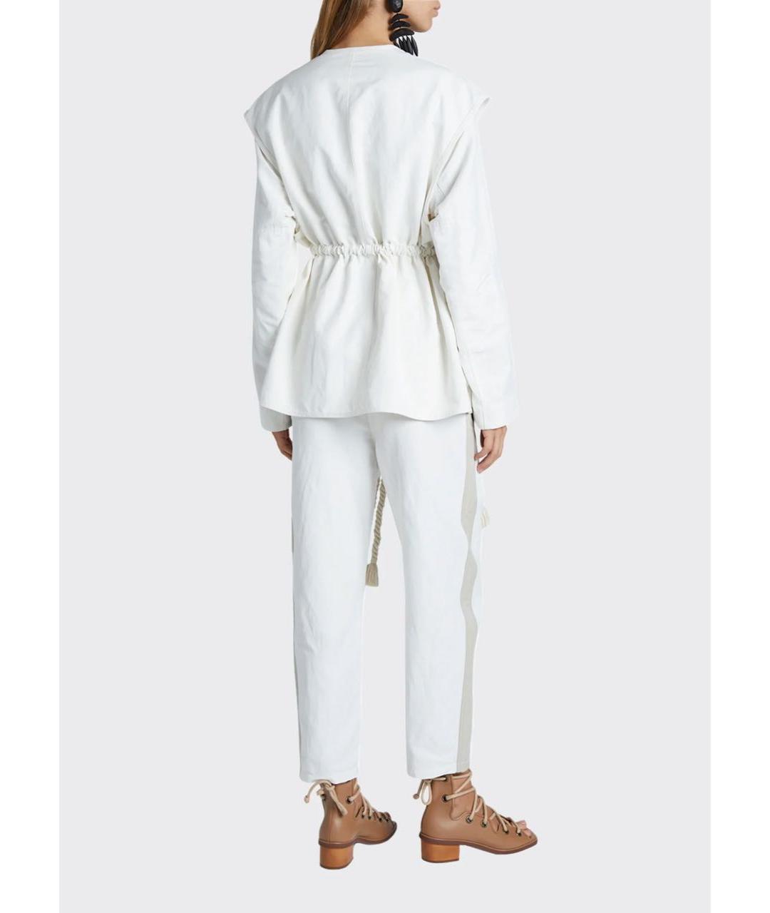 STELLA MCCARTNEY Белый хлопковый жакет/пиджак, фото 5