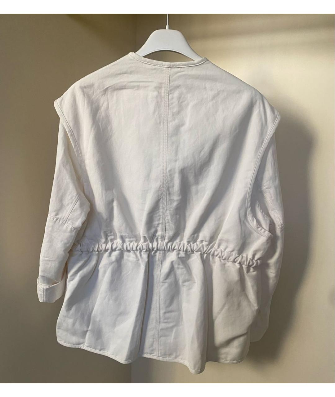 STELLA MCCARTNEY Белый хлопковый жакет/пиджак, фото 7