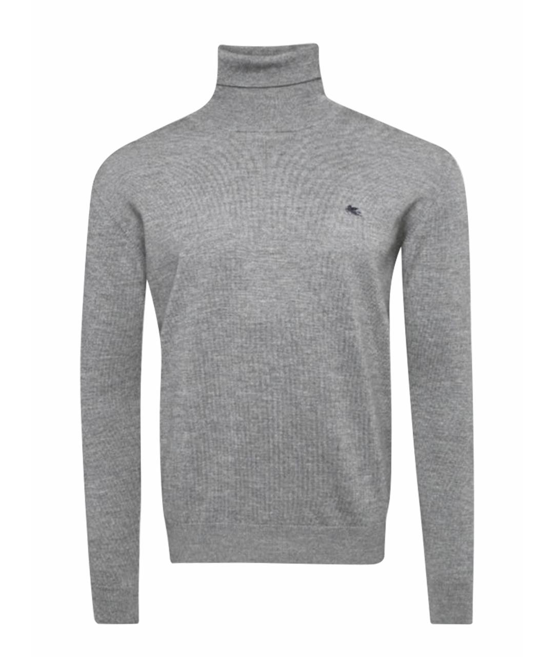 ETRO Серая шерстяная водолазка, фото 1