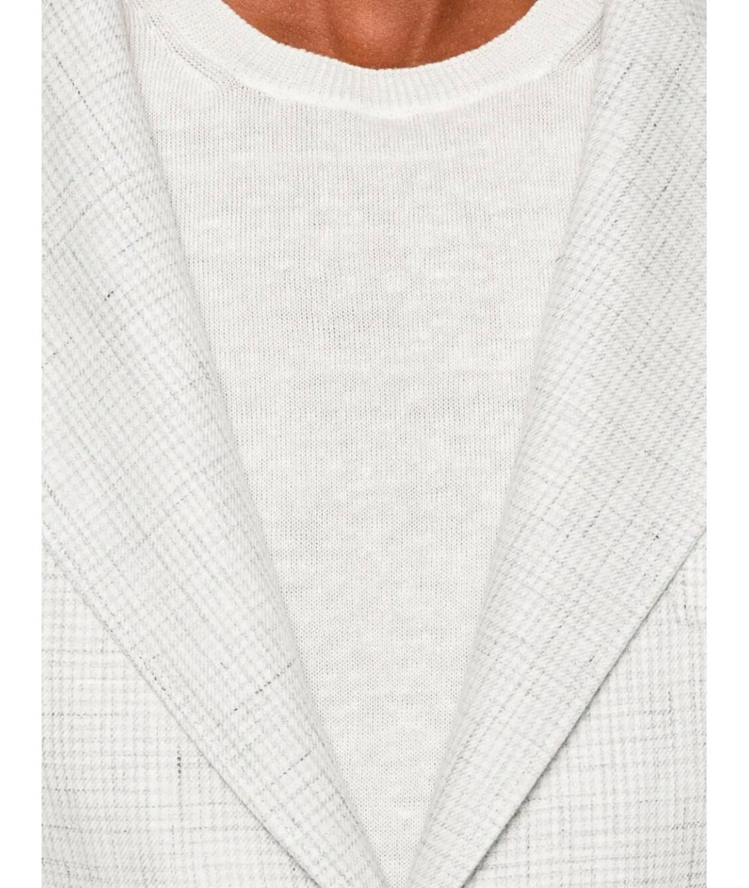 BRUNELLO CUCINELLI Серый повседневный костюм, фото 4