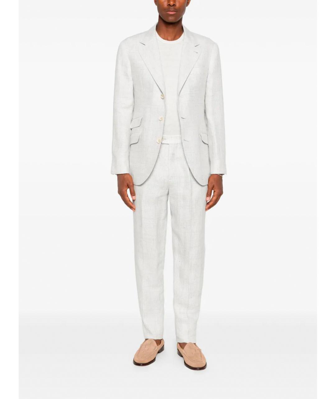 BRUNELLO CUCINELLI Серый повседневный костюм, фото 2