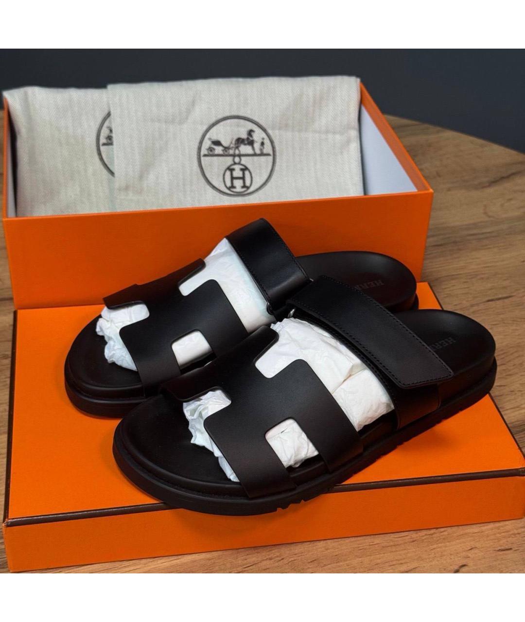 HERMES Шлепанцы, фото 6