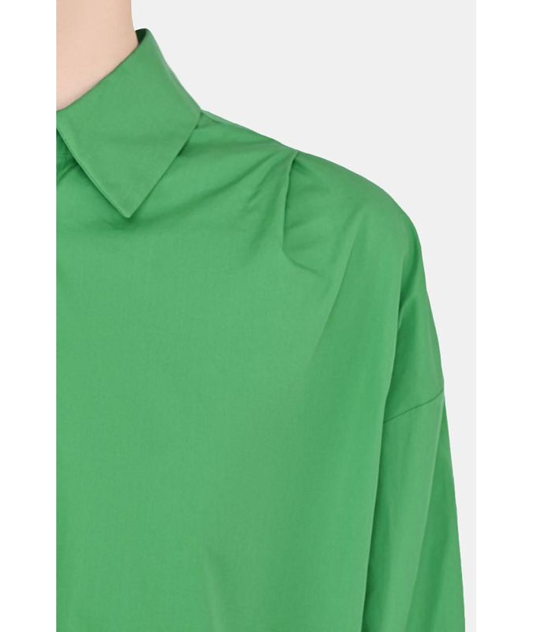 LORENA ANTONIAZZI Зеленая хлопковая рубашка, фото 4