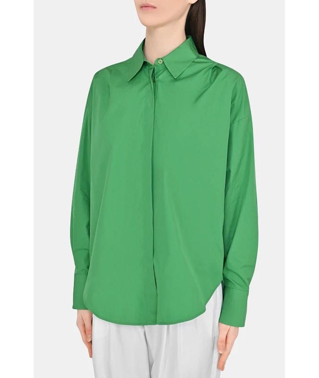 LORENA ANTONIAZZI Зеленая хлопковая рубашка, фото 2
