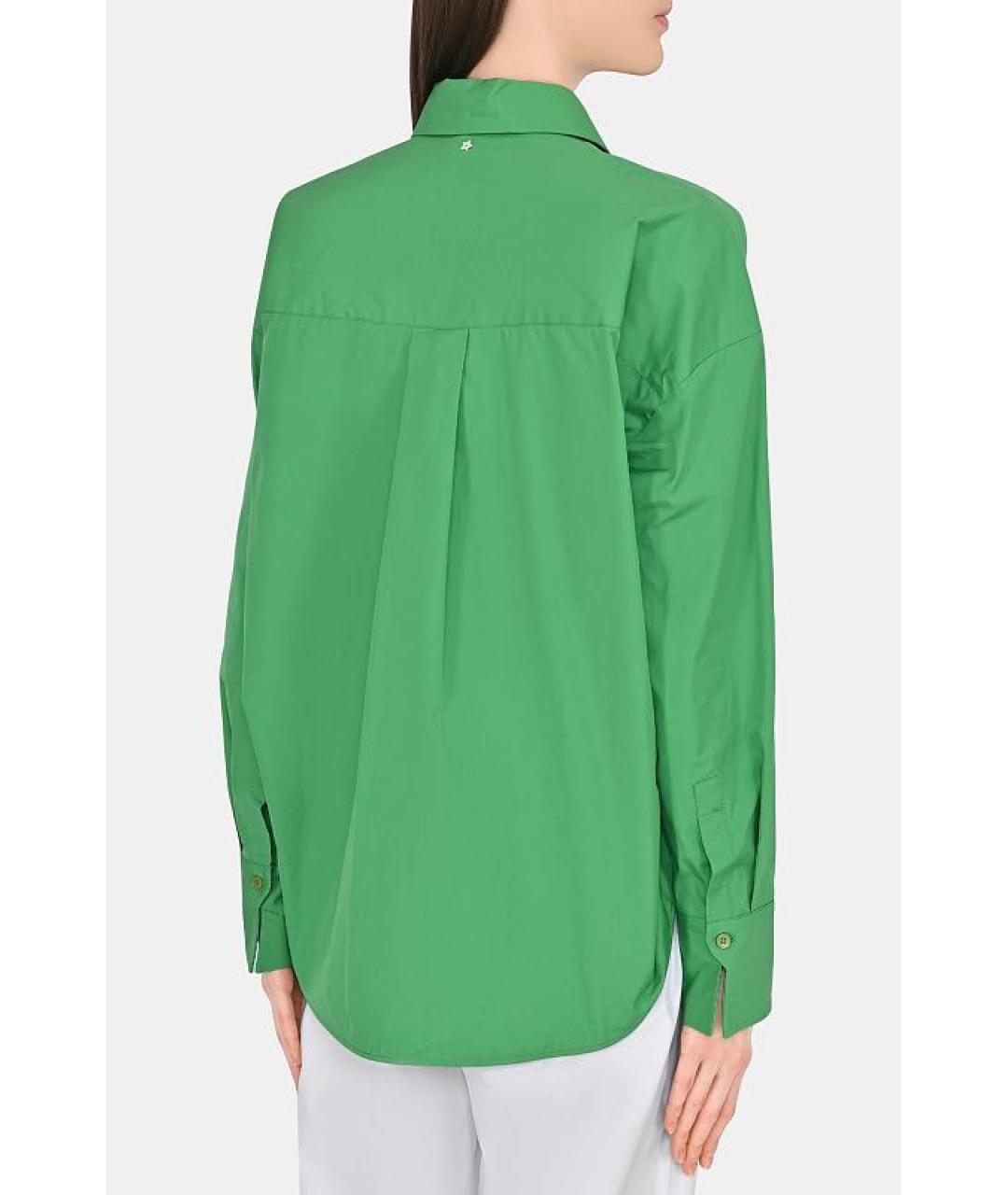 LORENA ANTONIAZZI Зеленая хлопковая рубашка, фото 3