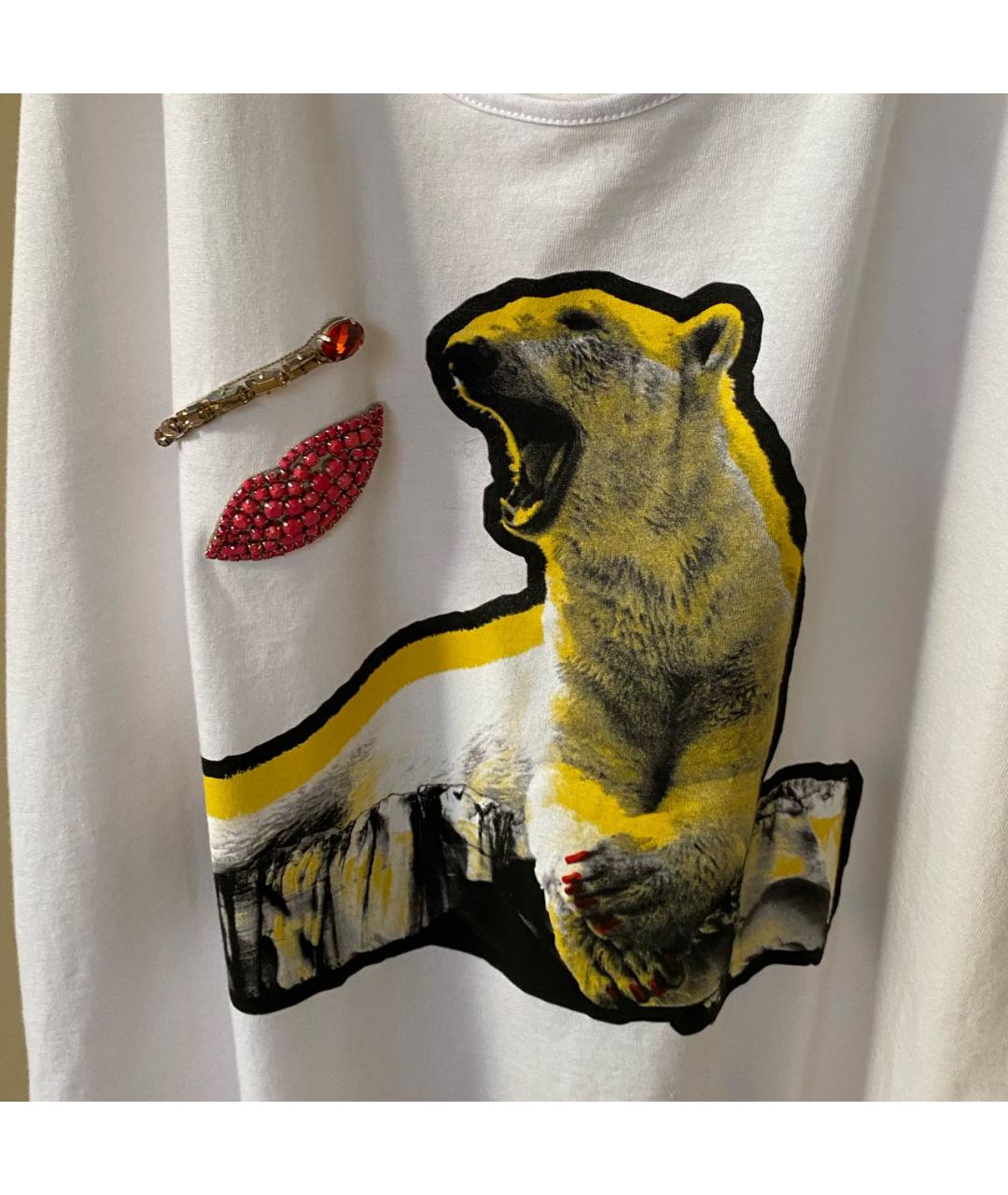 STELLA MCCARTNEY Белая хлопковая майка, фото 3