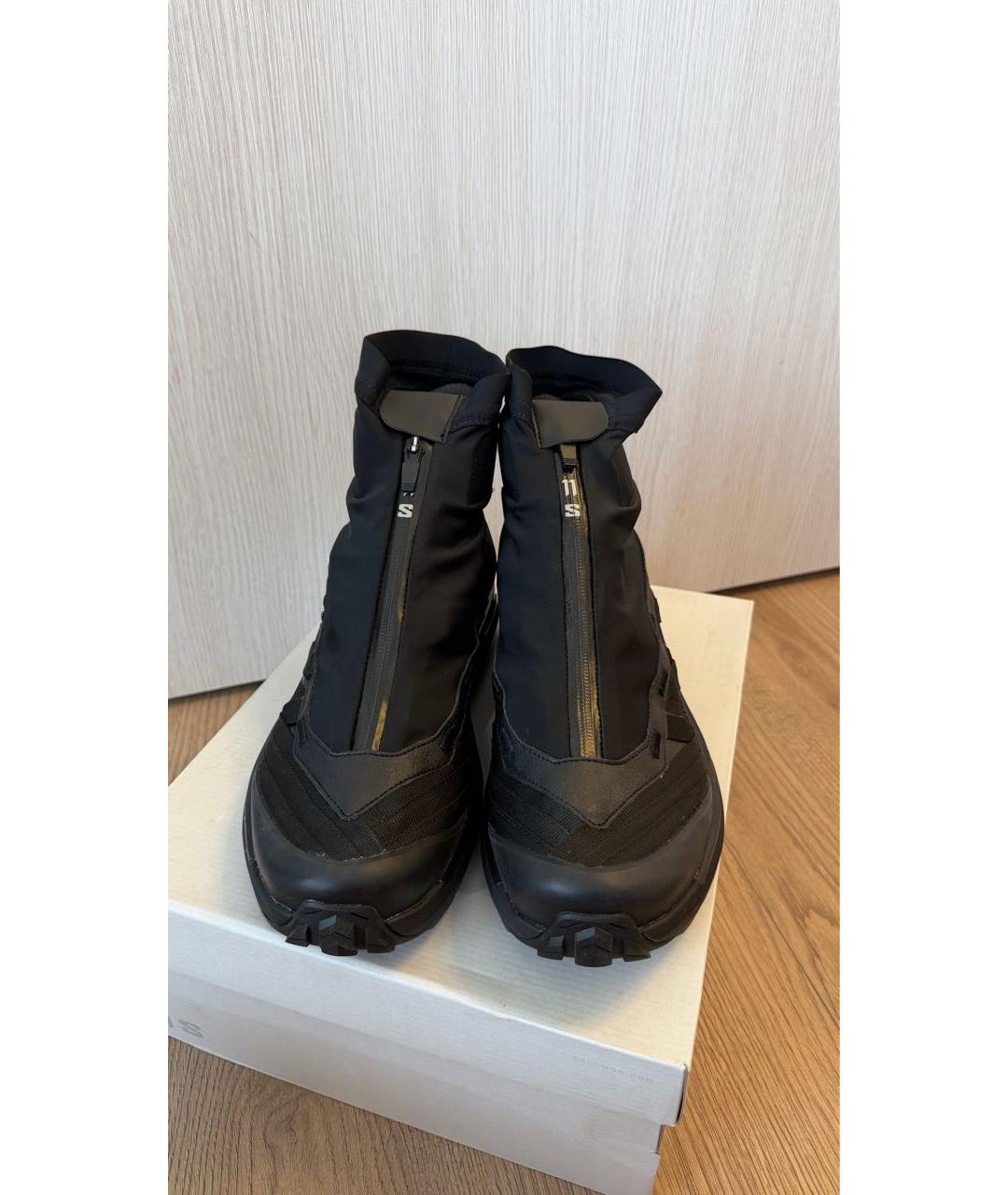 11 BY BORIS BIDJAN SABERI Черные высокие кроссовки / кеды, фото 2