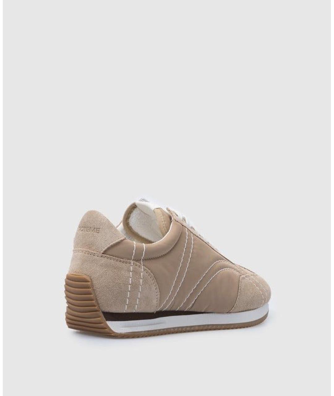 TOTEME Бежевые кроссовки, фото 3