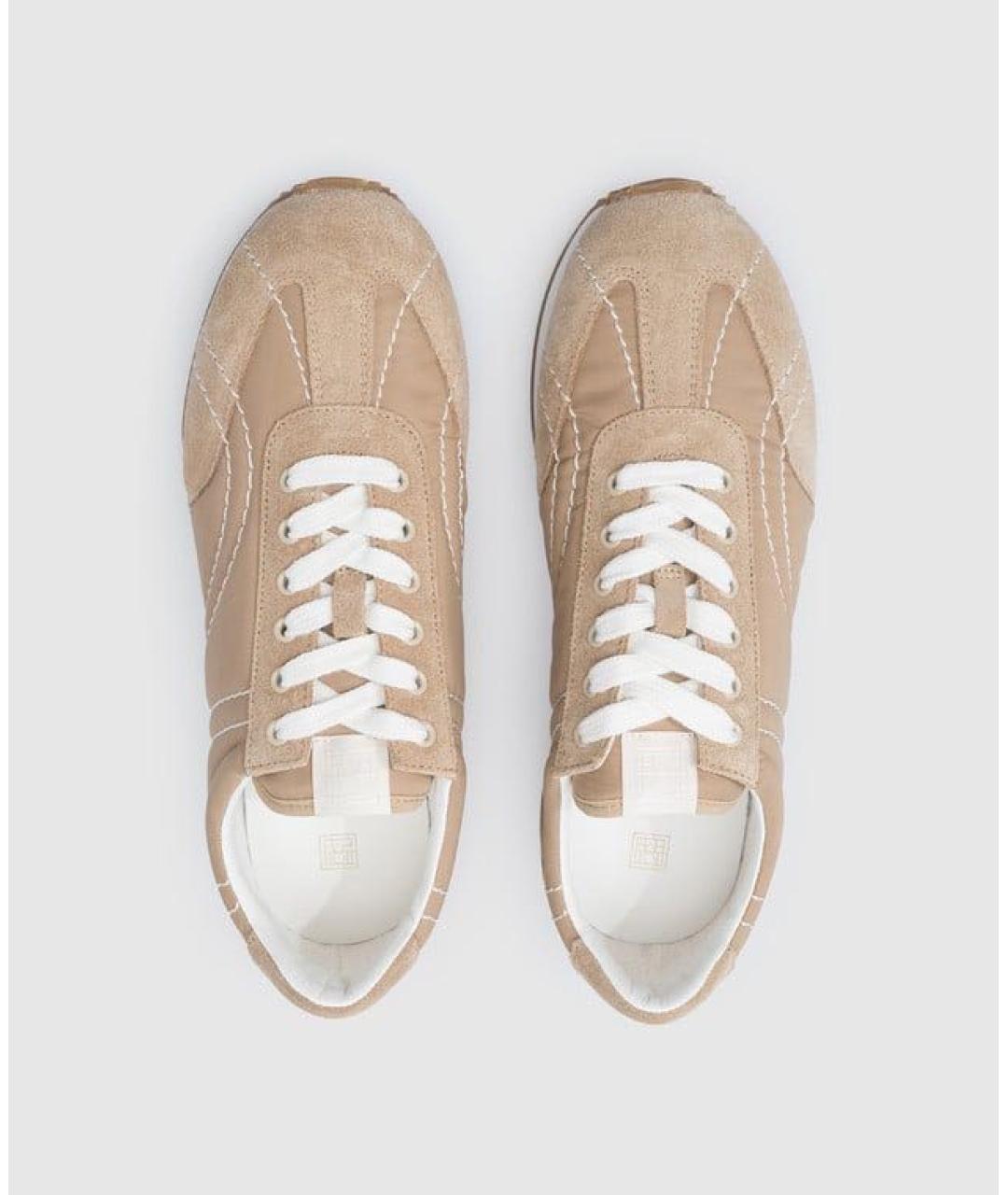 TOTEME Бежевые кроссовки, фото 4