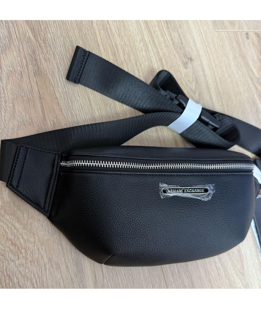 ARMANI EXCHANGE Черная поясная сумка, фото 6