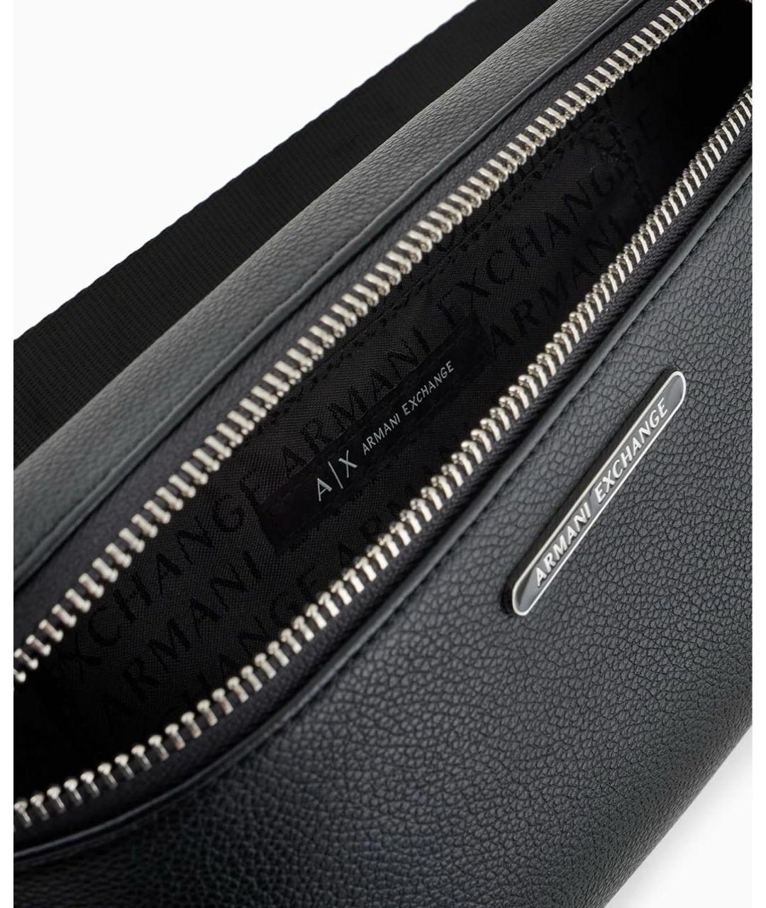 ARMANI EXCHANGE Черная поясная сумка, фото 4