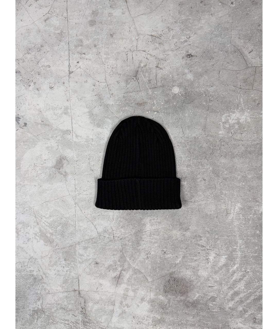 SUPREME Черная хлопковая шапка, фото 2