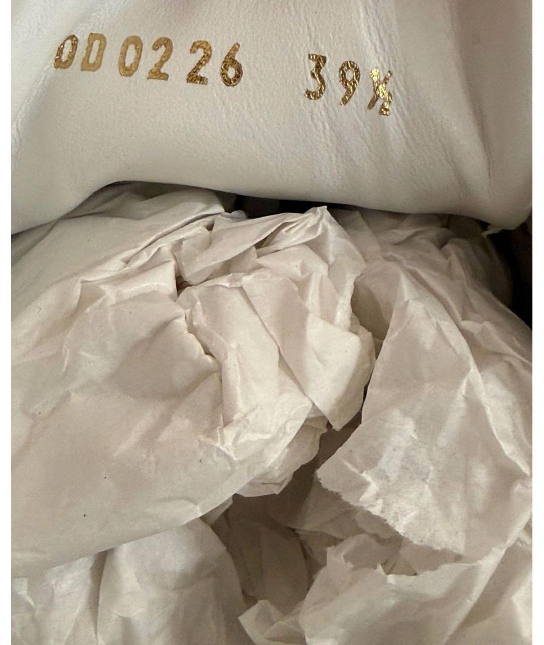 LOUIS VUITTON Белые кожаные кеды, фото 5