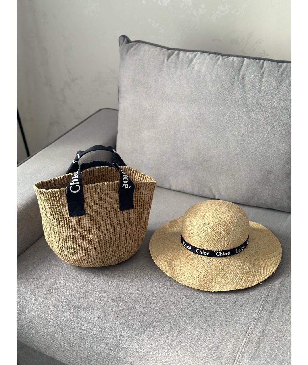 CHLOE Бежевая шляпа, фото 5