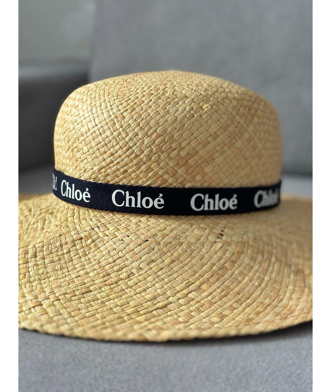 CHLOE Бежевая шляпа, фото 3