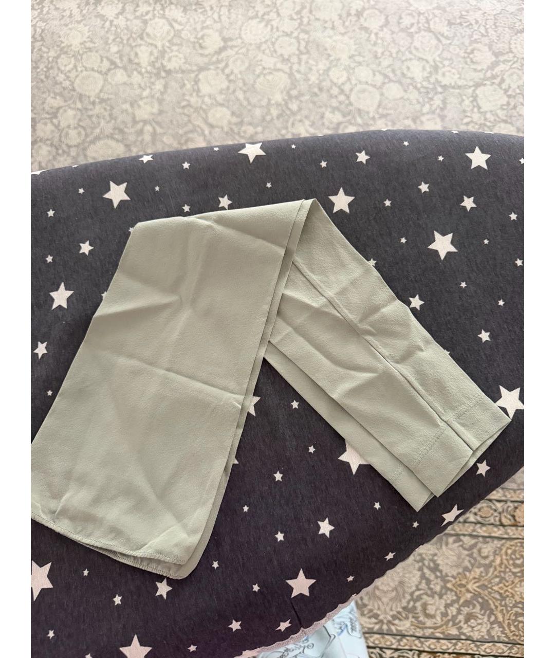 VALENTINO Салатовыое шелковое повседневное платье, фото 4