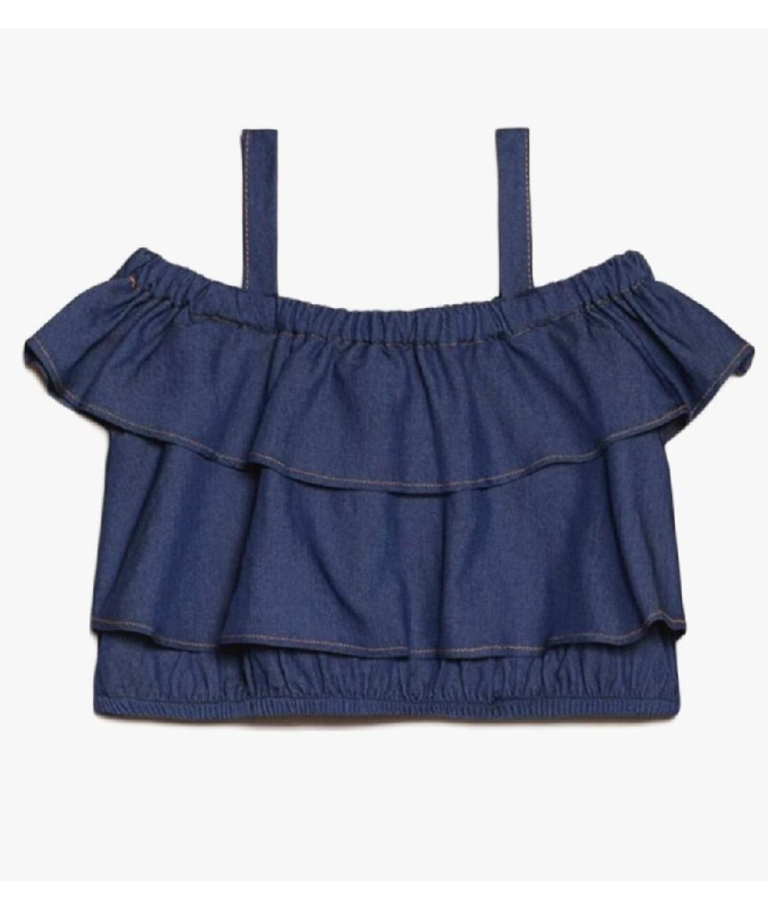 TWIN-SET Темно-синий детская футболка / топ, фото 3