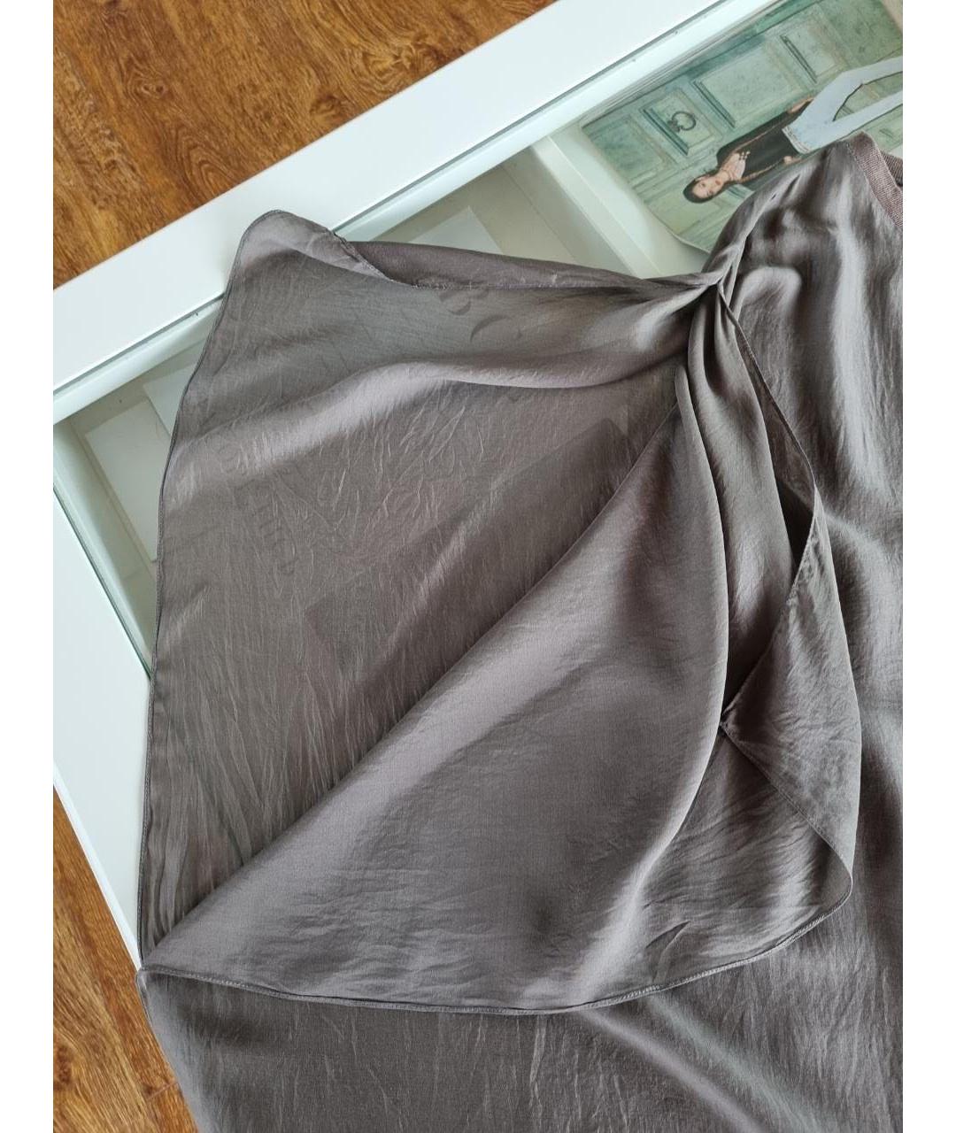 BRUNELLO CUCINELLI Коричневая блузы, фото 4