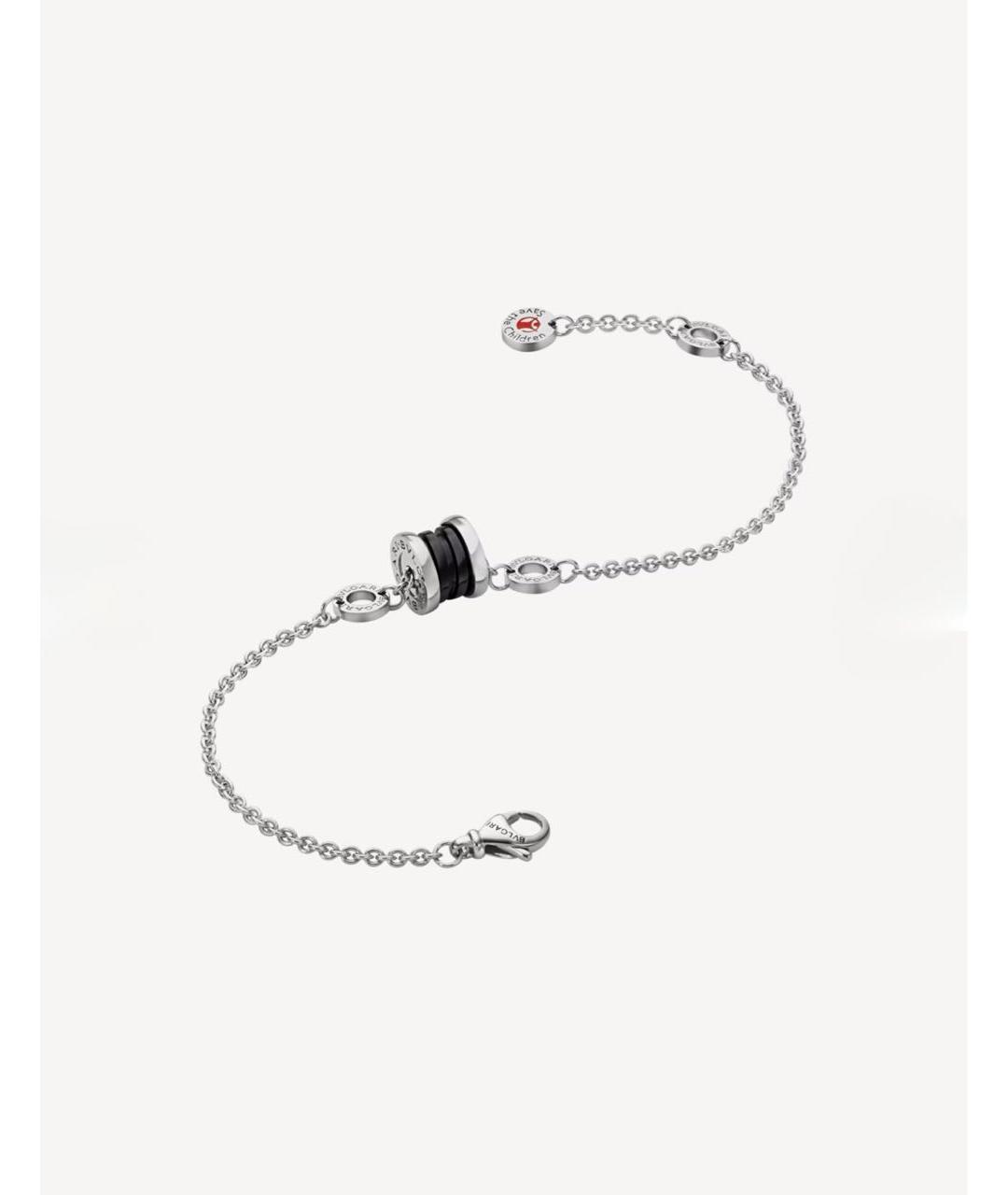 BVLGARI Белый серебряный браслет, фото 2